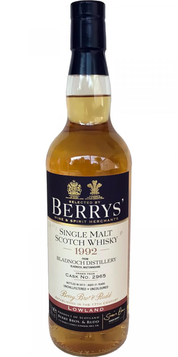 Bladnoch 1992 BR Berrys'