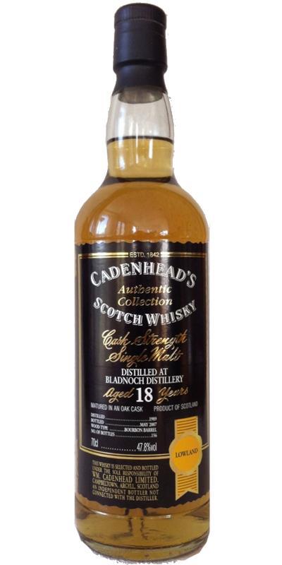 Bladnoch 1989 CA Authentic Collection