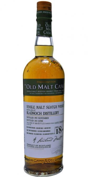 Bladnoch 1992 DL The Old Malt Cask