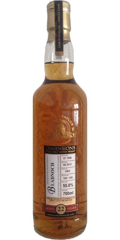 Bladnoch 1990 DT Dimensions