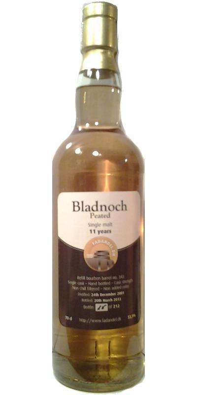 Bladnoch 2001 F.dk Peated