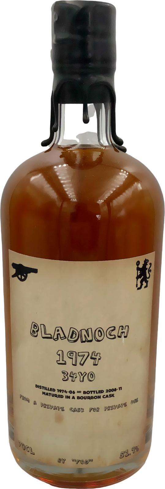 Bladnoch 1974 FOD Private Bottling