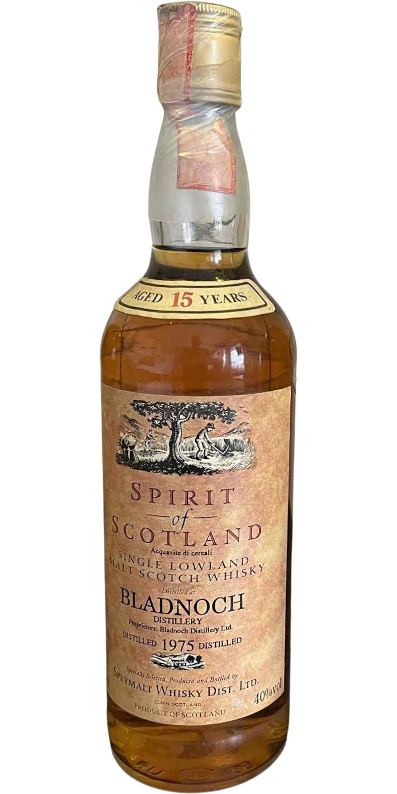 Bladnoch 1975 GM Spirit of Scotland