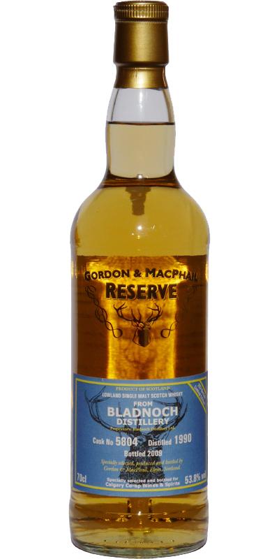 Bladnoch 1990 GM Reserve