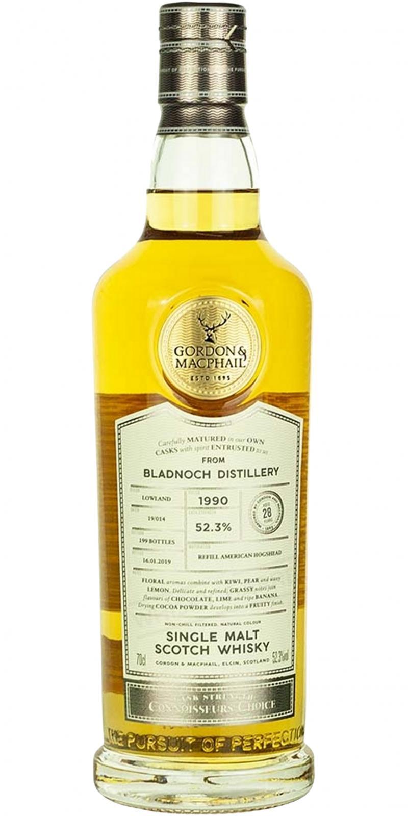 Bladnoch 1990 GM Connoisseurs Choice - Cask Strength