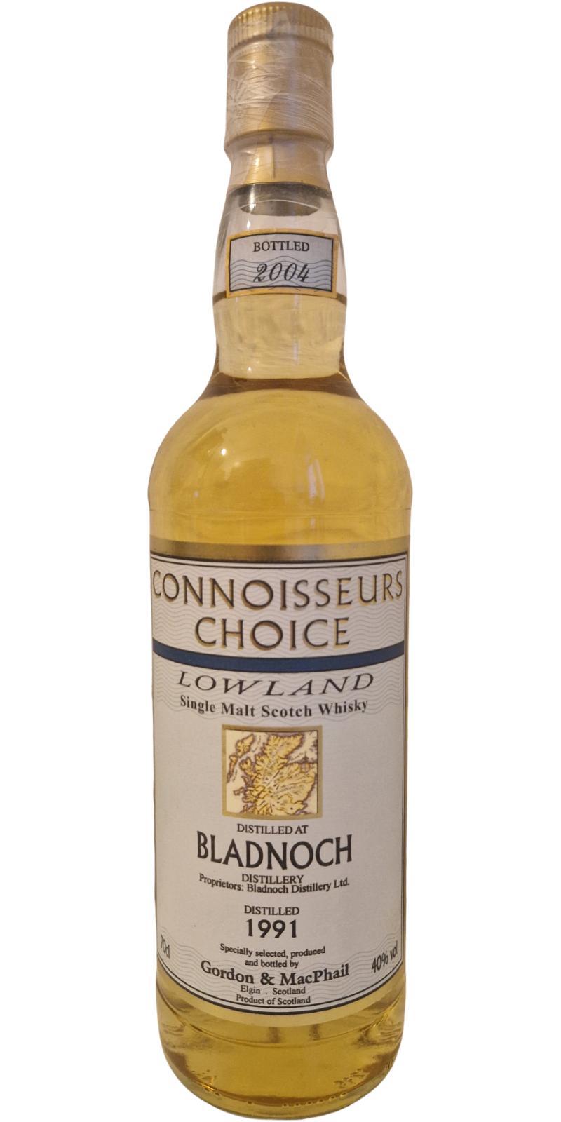 Bladnoch 1991 GM Connoisseurs Choice