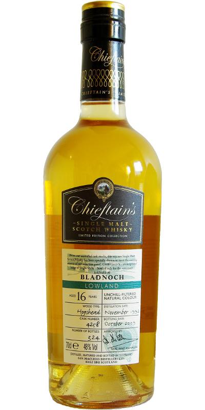 Bladnoch 1992 IM Chieftain's Choice