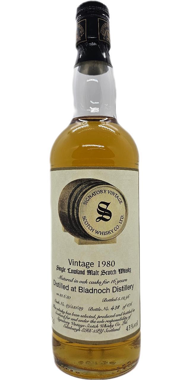 Bladnoch 1980 SV Vintage Collection
