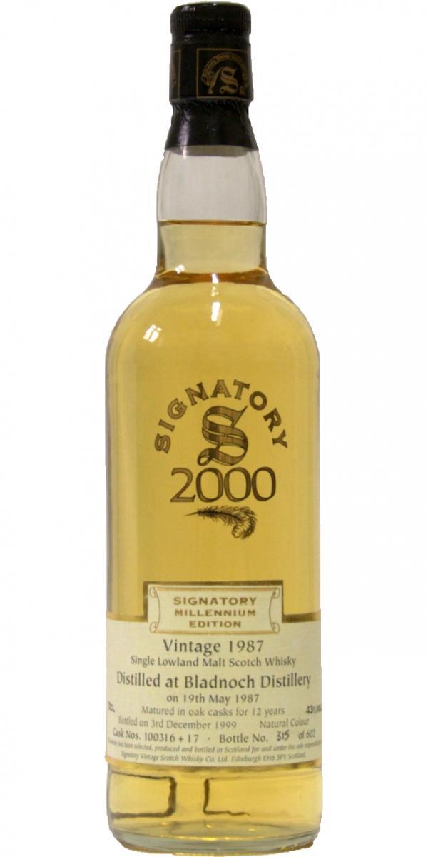 Bladnoch 1987 SV Millennium Edition