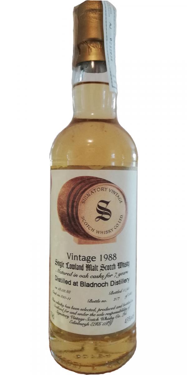 Bladnoch 1988 SV Vintage Collection