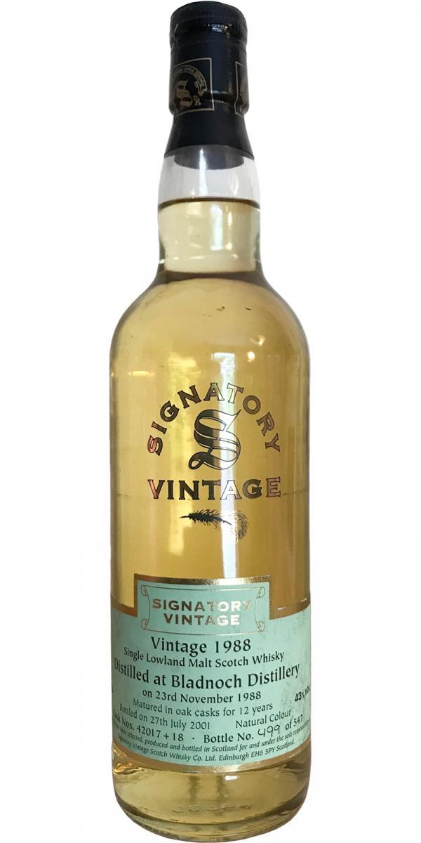 Bladnoch 1988 SV Vintage Collection