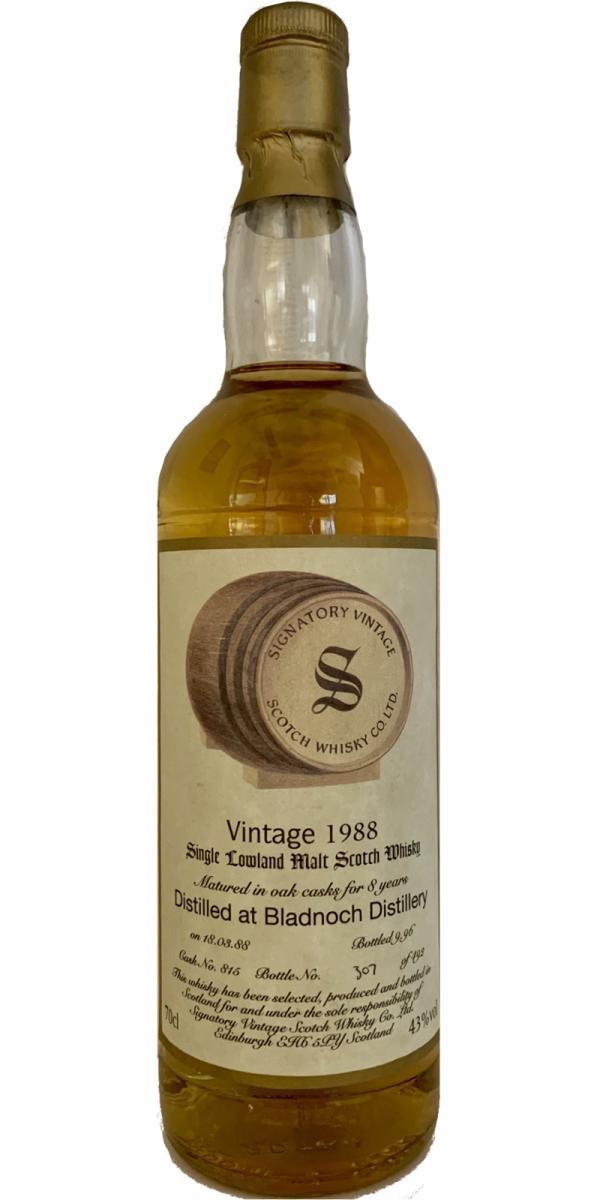 Bladnoch 1988 SV Vintage Collection