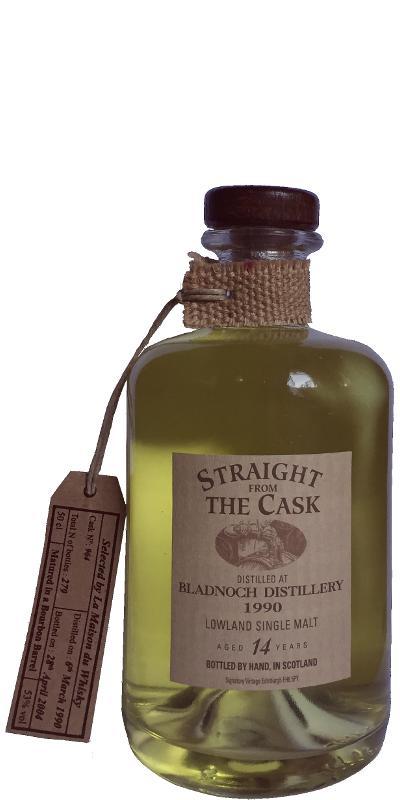 Bladnoch 1990 SV Straight from the Cask for LMDW