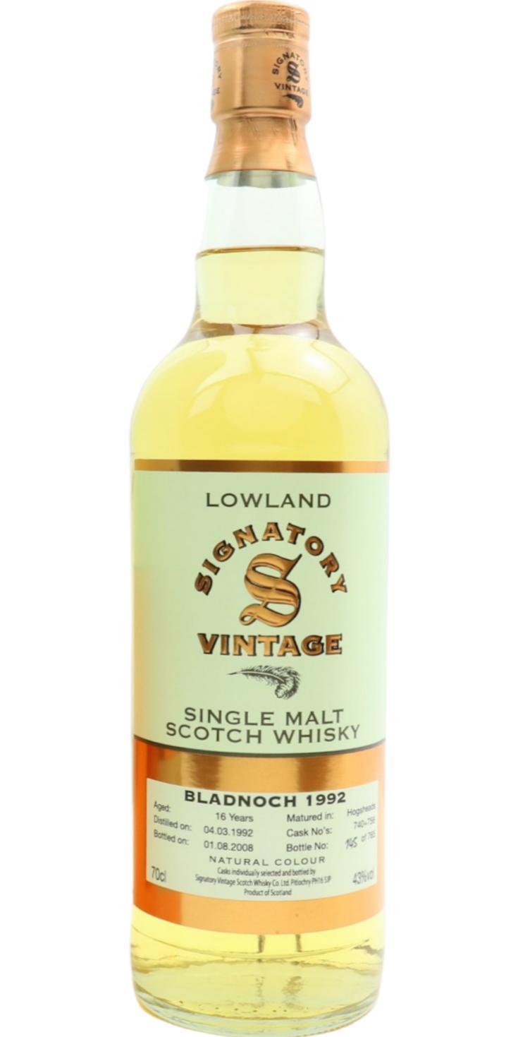 Bladnoch 1992 SV Vintage Collection