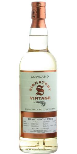 Bladnoch 1992 SV Vintage Collection