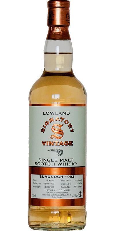 Bladnoch 1993 SV Vintage Collection