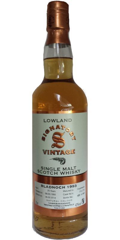 Bladnoch 1993 SV Vintage Collection