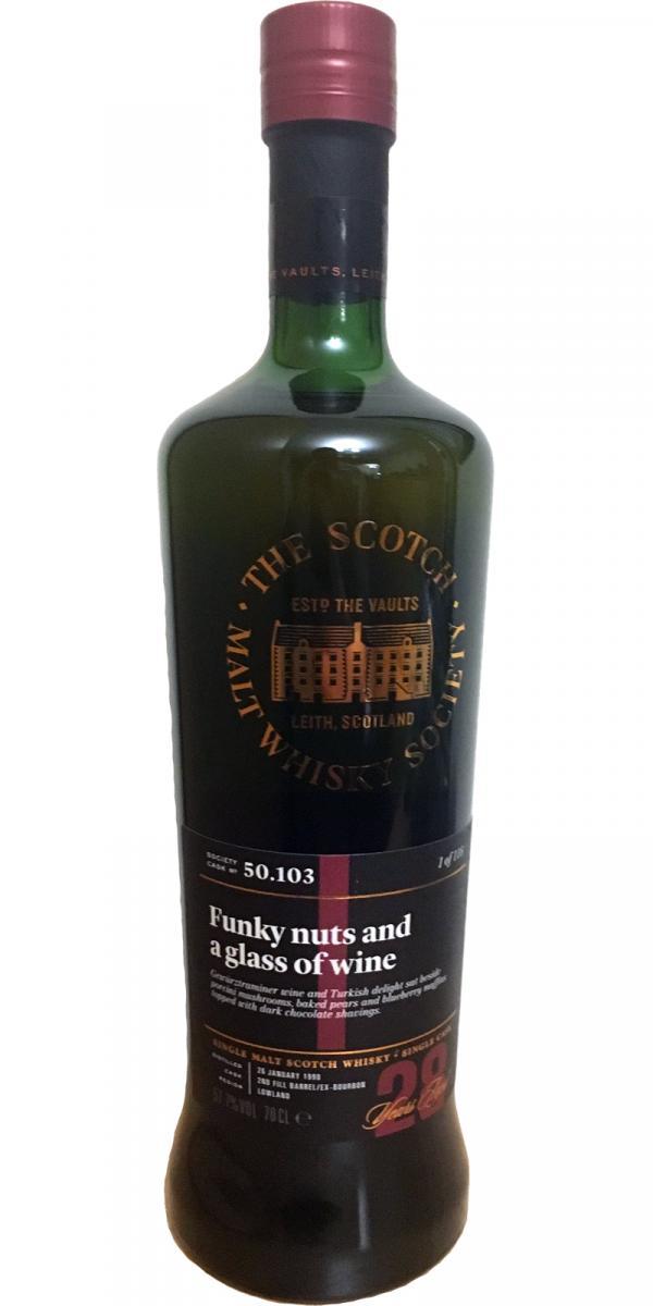 Bladnoch 1990 SMWS 50.103 Funky nuts and a glass of wine