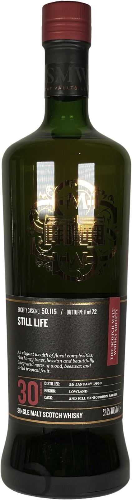 Bladnoch 1990 SMWS 50.115 Still life