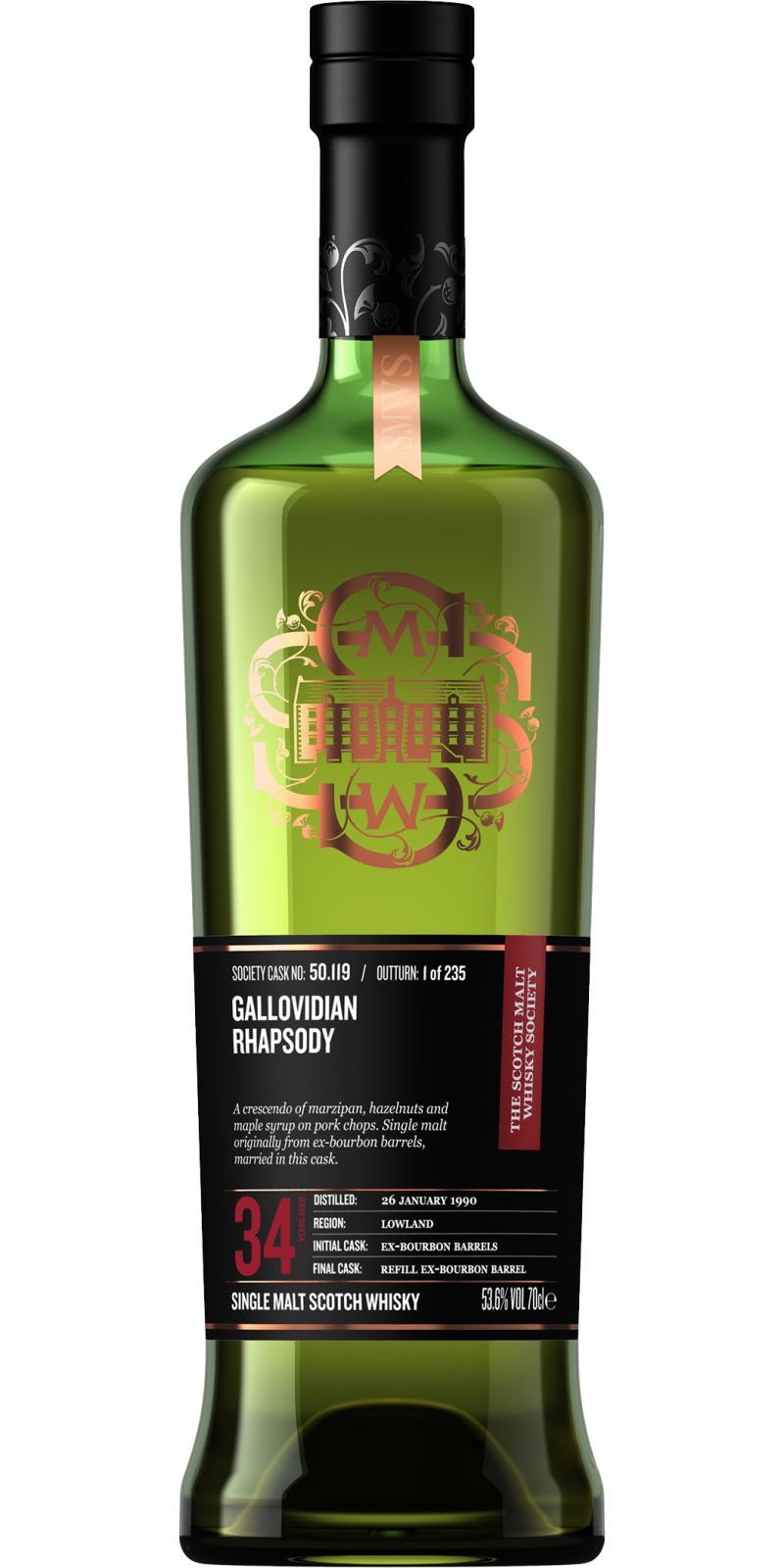 Bladnoch 1990 SMWS 50.119 Gallovidian rhapsody