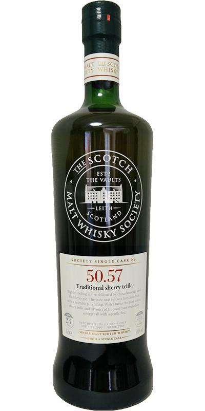 Bladnoch 1990 SMWS 50.57 Traditional sherry trifle
