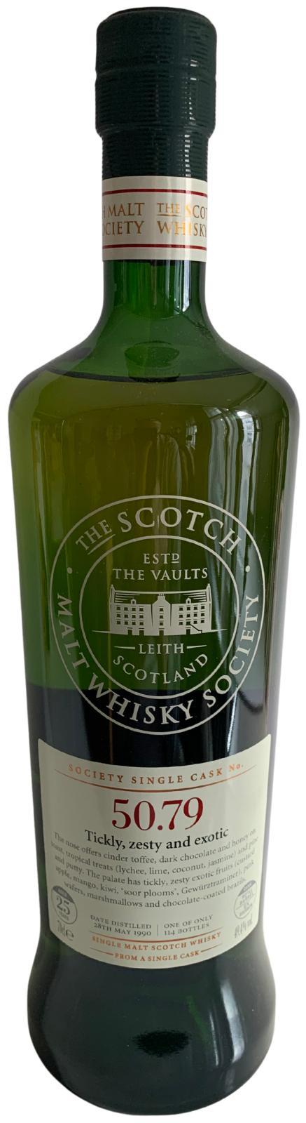 Bladnoch 1990 SMWS 50.79 Tickly, zesty and exotic