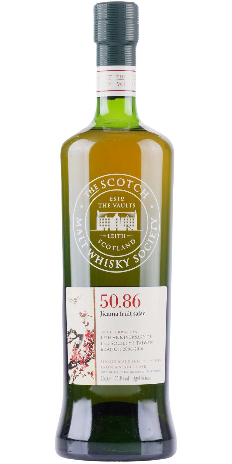 Bladnoch 1990 SMWS 50.86 Jicama fruit salad