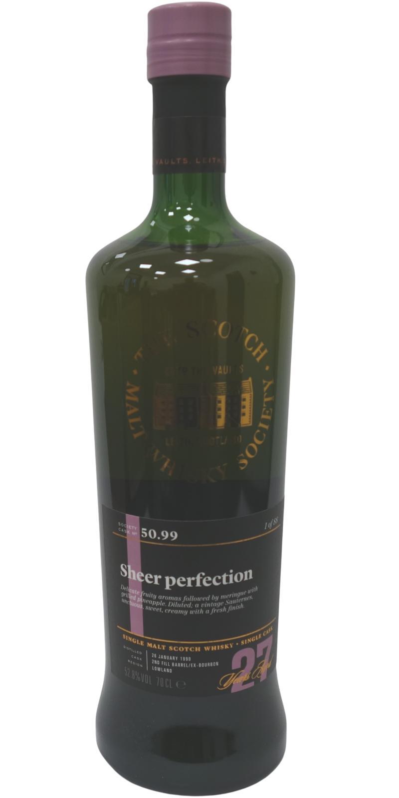 Bladnoch 1990 SMWS 50.99 Sheer perfection