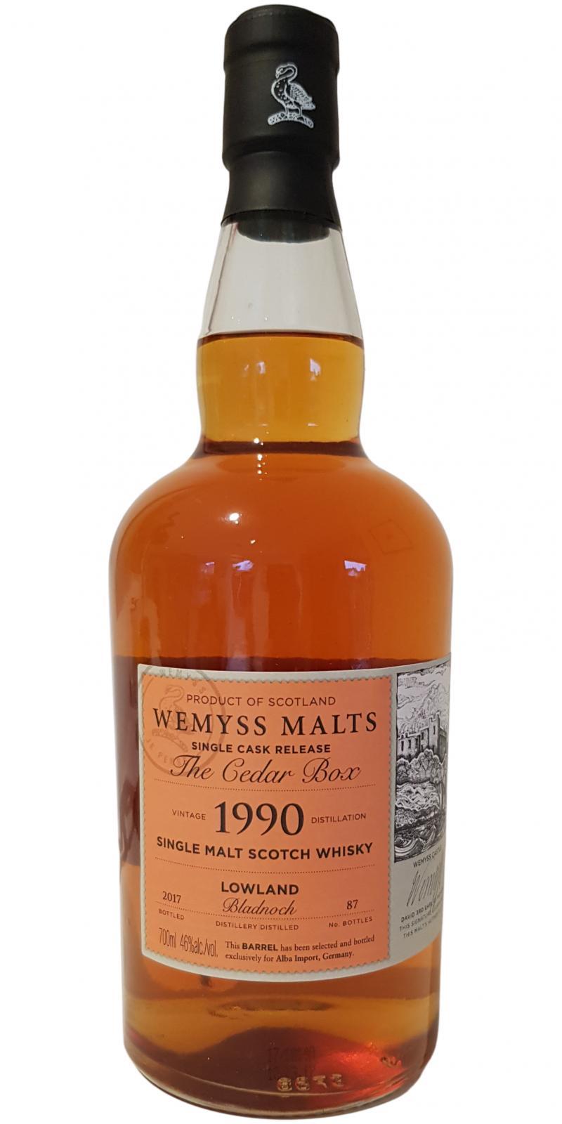 Bladnoch 1990 Wy The Cedar Box