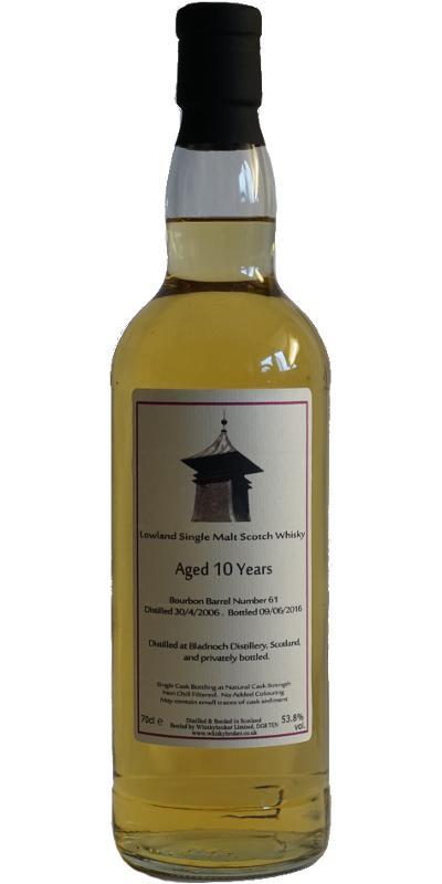 Bladnoch 2006 WhB Private Cask Bottling