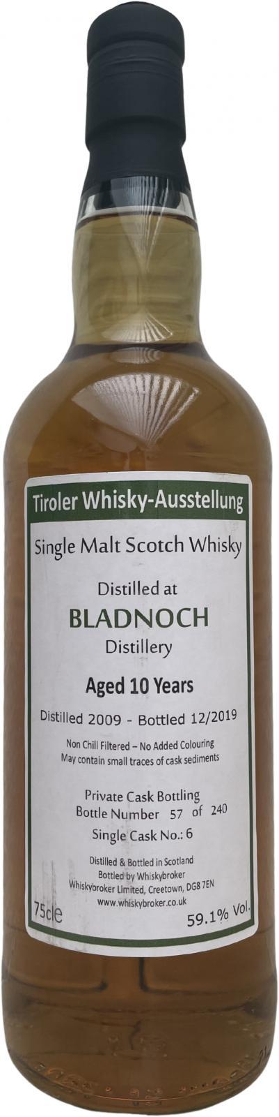 Bladnoch 2009 WhB Tiroler Whisky-Ausstellung