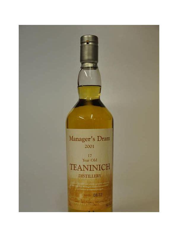 Teaninich 17-year-old  The Manager's Dram