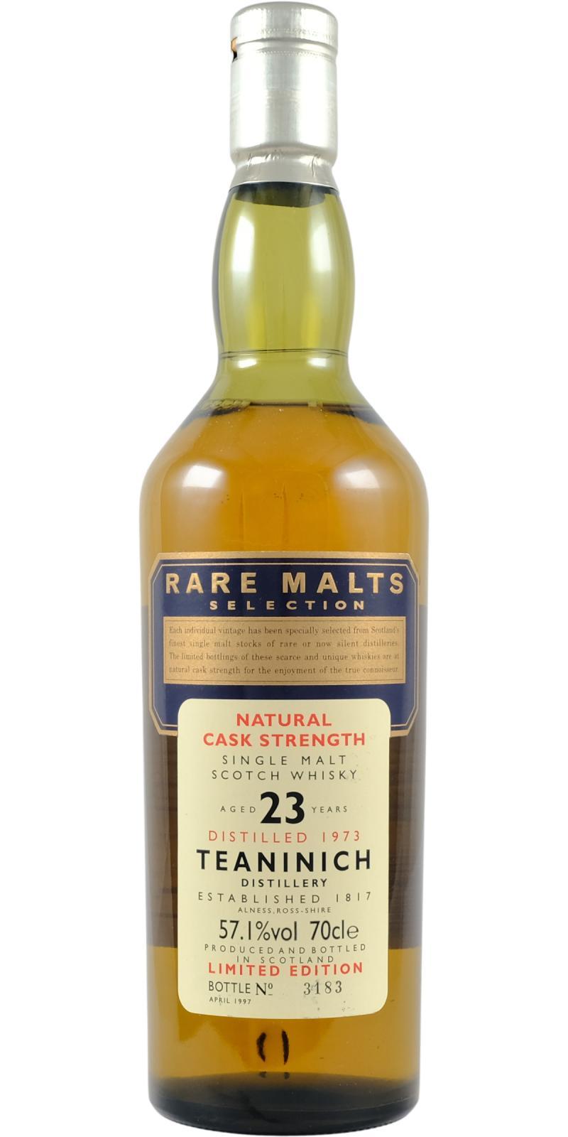 Teaninich 1973  Rare Malts Selection
