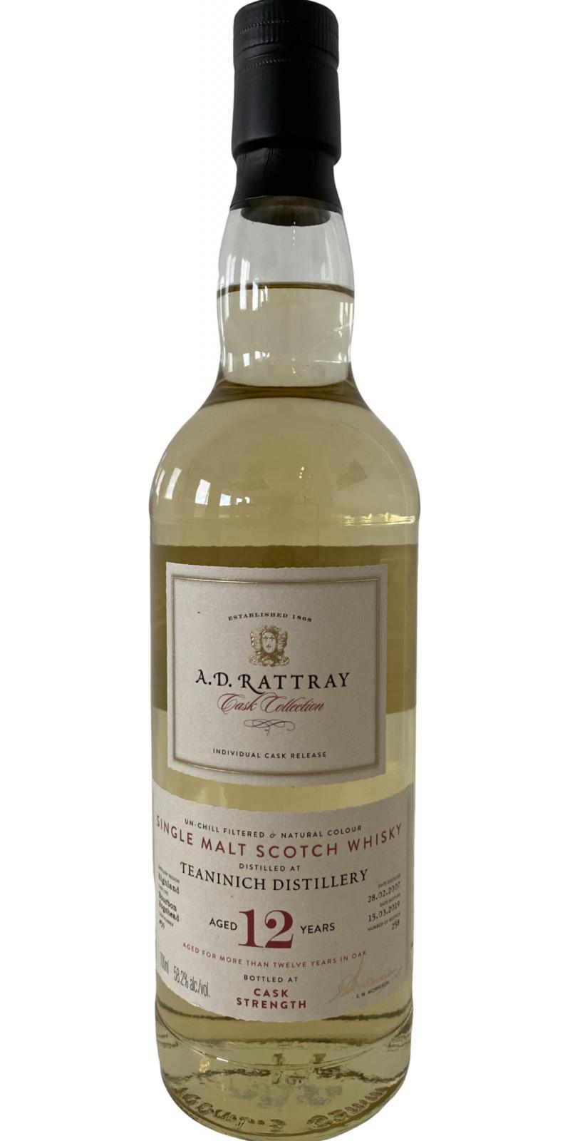 Teaninich 2007 DR  Individual Cask Release