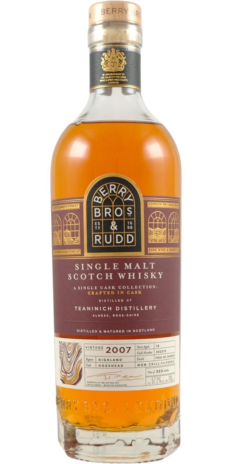 Teaninich 2007 BR  A Single Cask Collection: Crafted in Cask