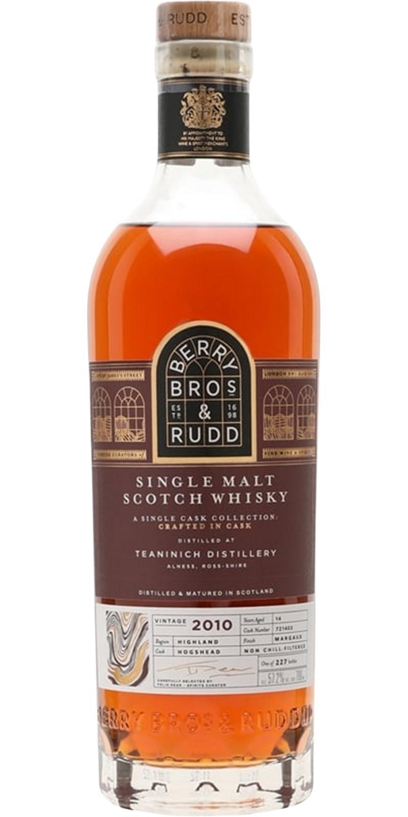 Teaninich 2010 BR  A Single Cask Collection: Crafted in Cask