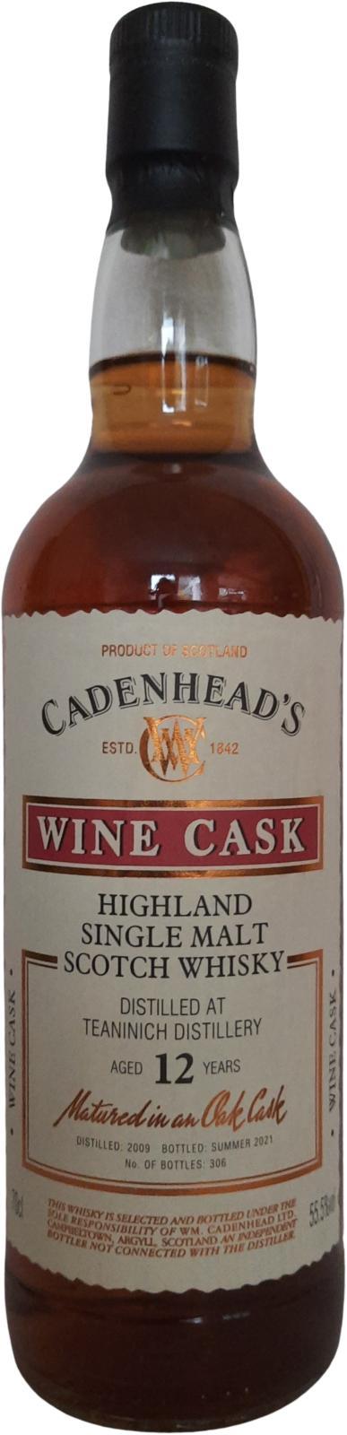 Teaninich 2009 CA  Wood Range - Wine Cask