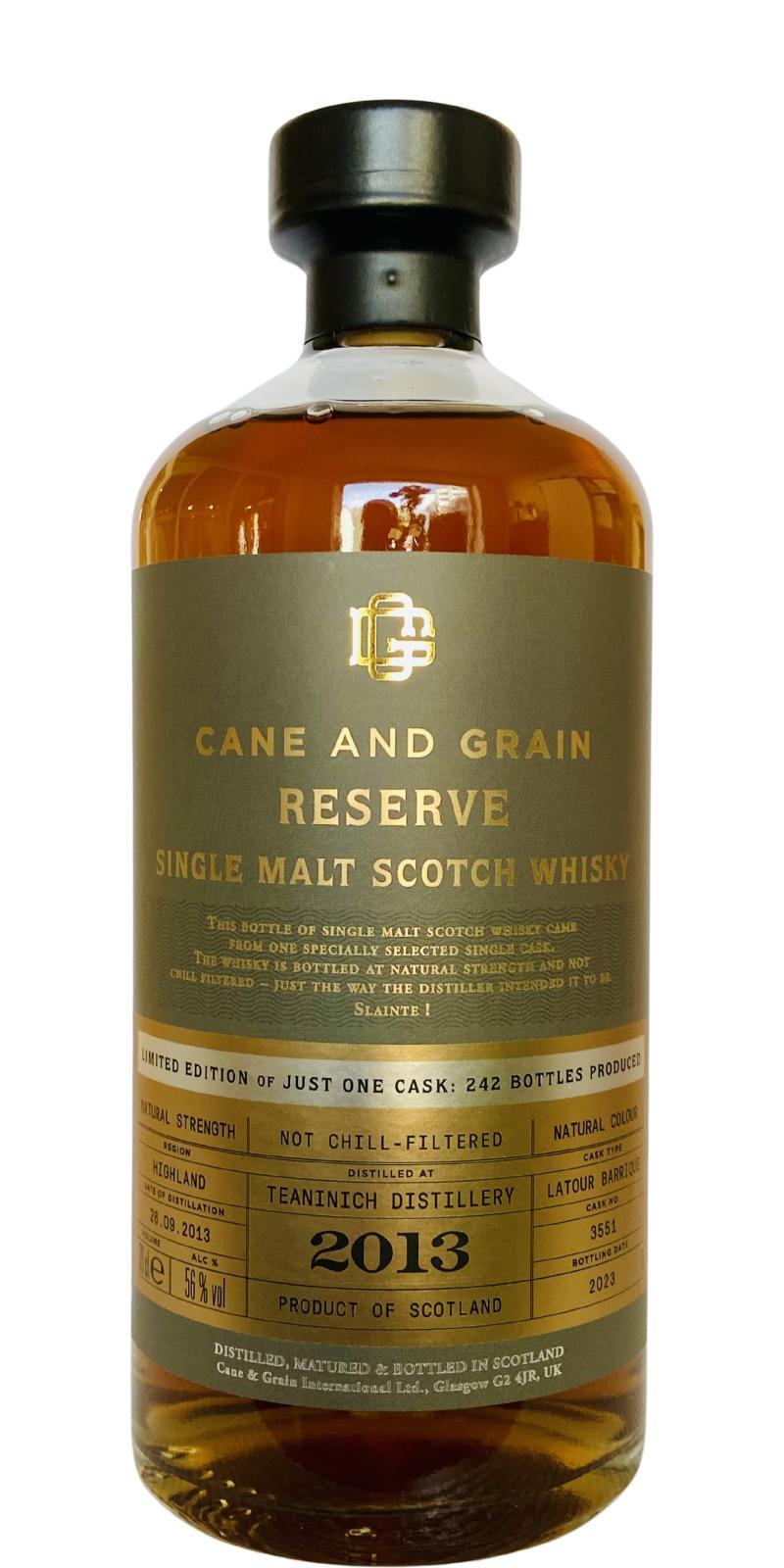 Teaninich 2013 CaG  Reserve