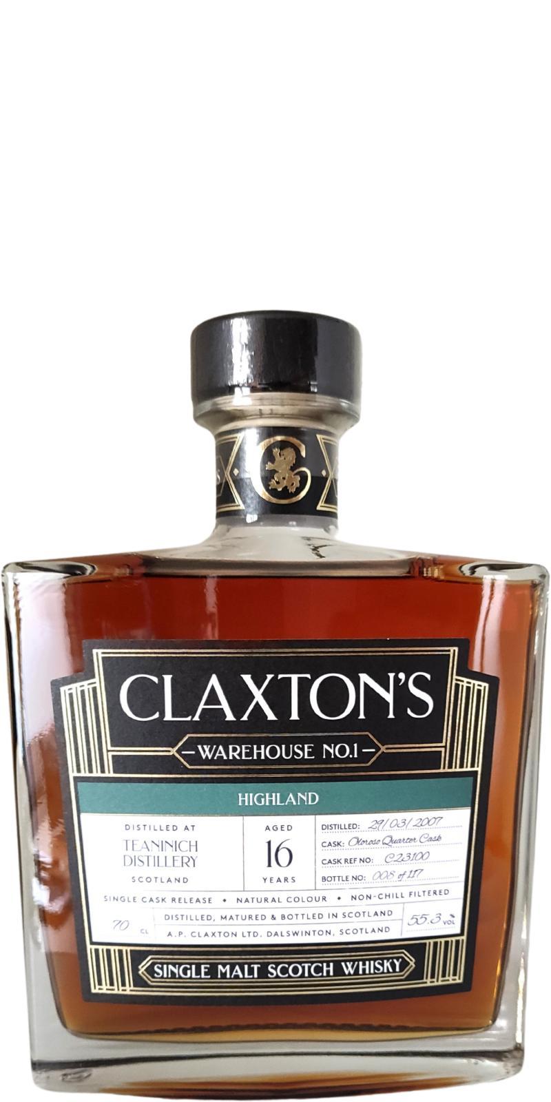 Teaninich 2007 Cl  Warehouse No. 1