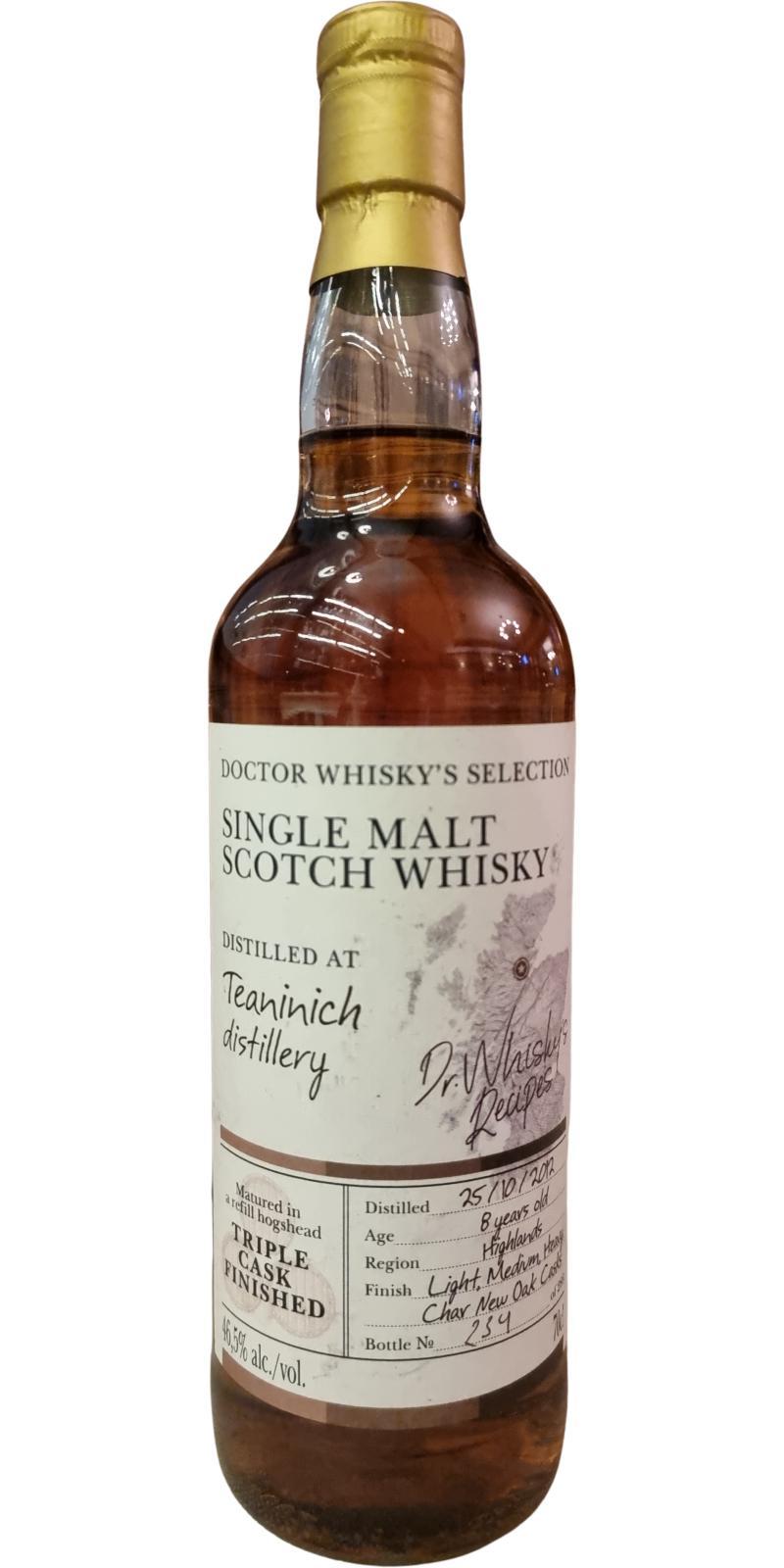 Teaninich 08-year-old DocW  Doctor Whisky's Selection
