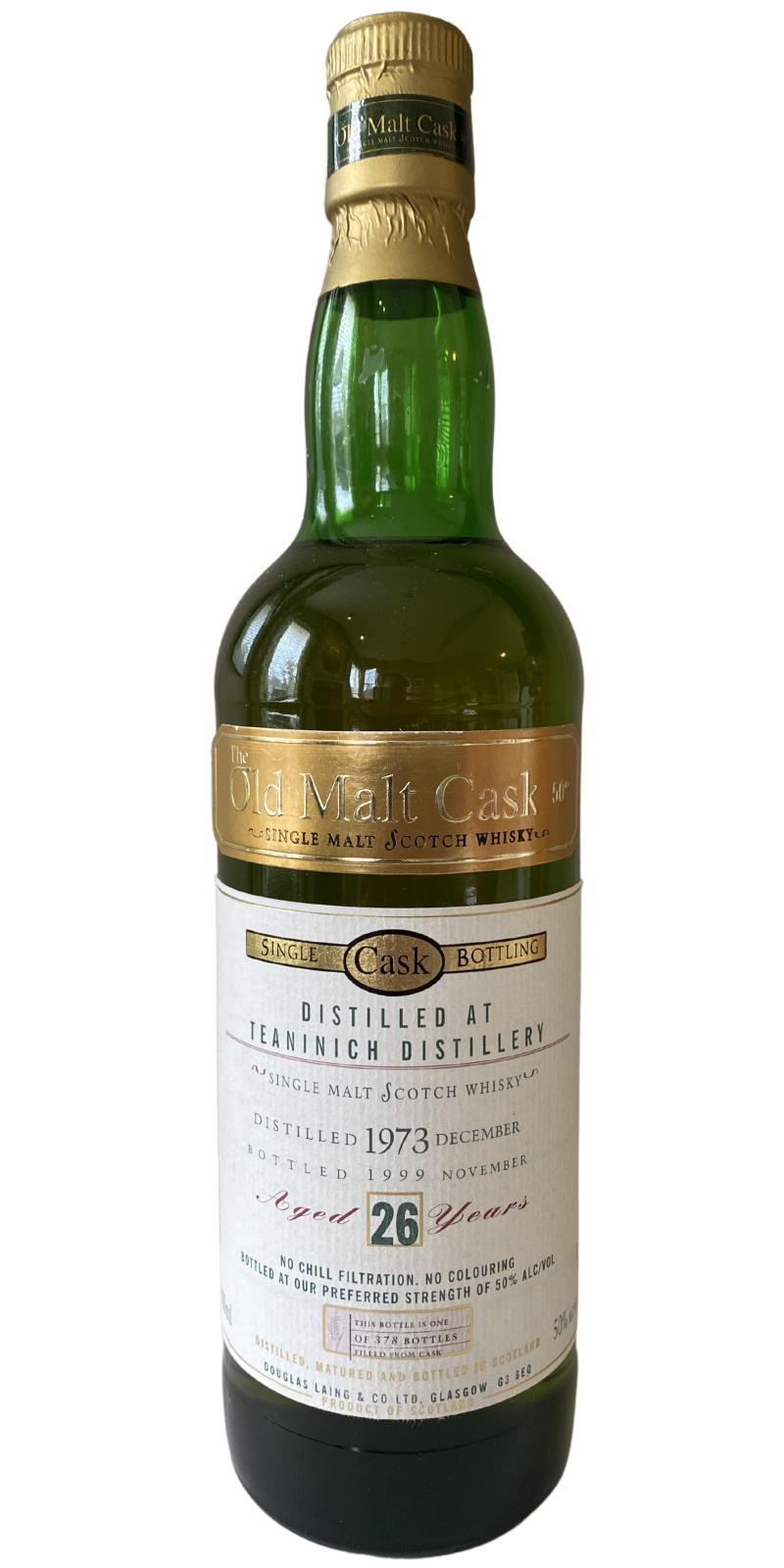 Teaninich 1973 DL  The Old Malt Cask