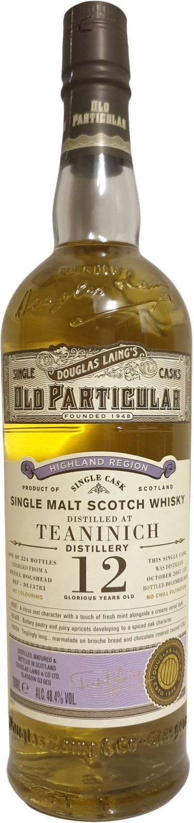 Teaninich 2007 DL  Old Particular