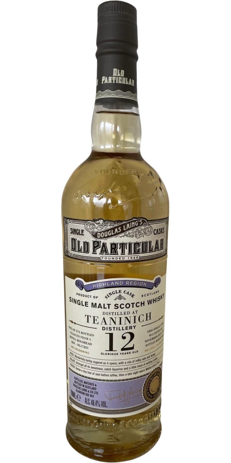 Teaninich 2010 DL  Old Particular