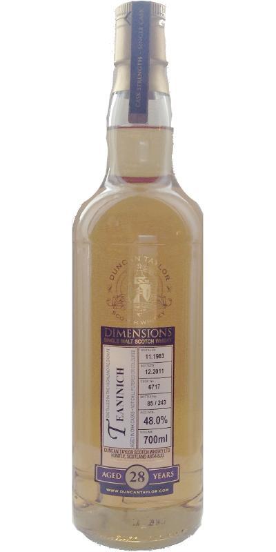 Teaninich 1983 DT  Dimensions