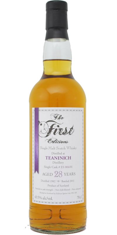 Teaninich 1982 ED  The First Editions