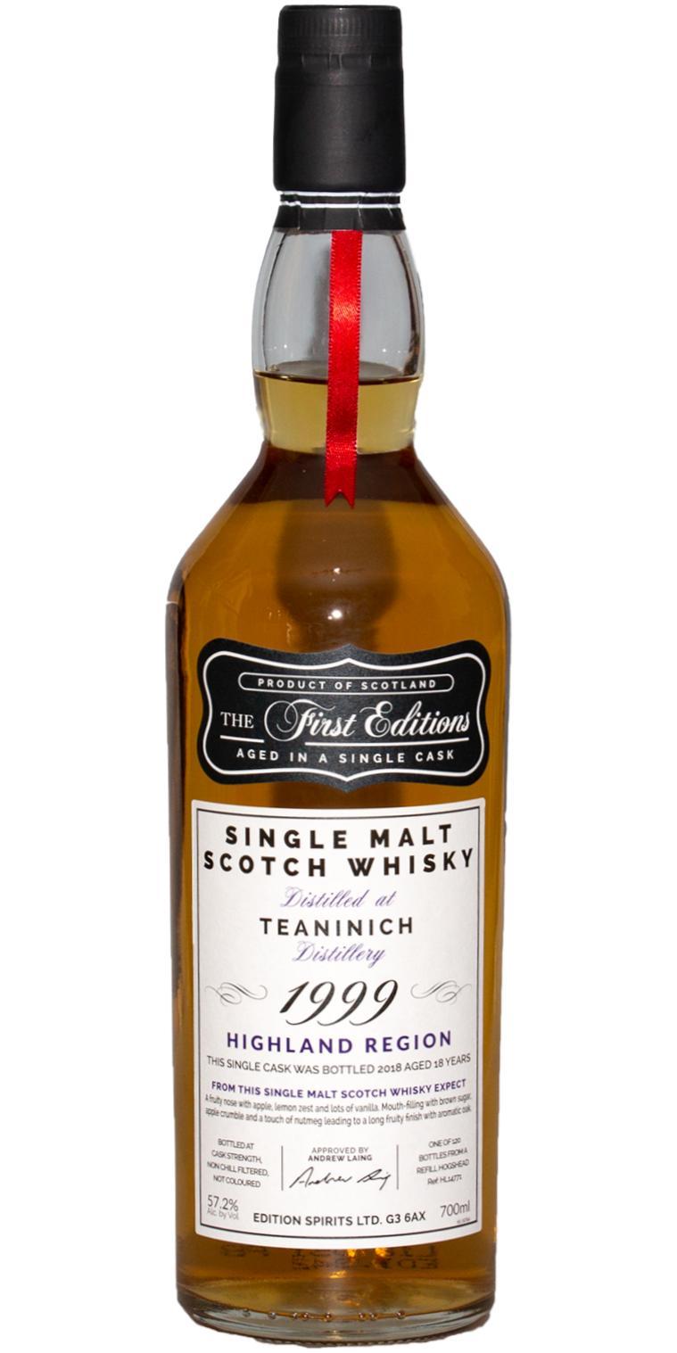 Teaninich 1999 ED  The First Editions