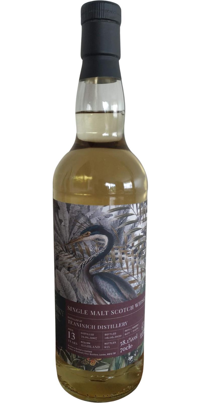 Teaninich 2007 ElD  The Whisky Trail - Birds Series