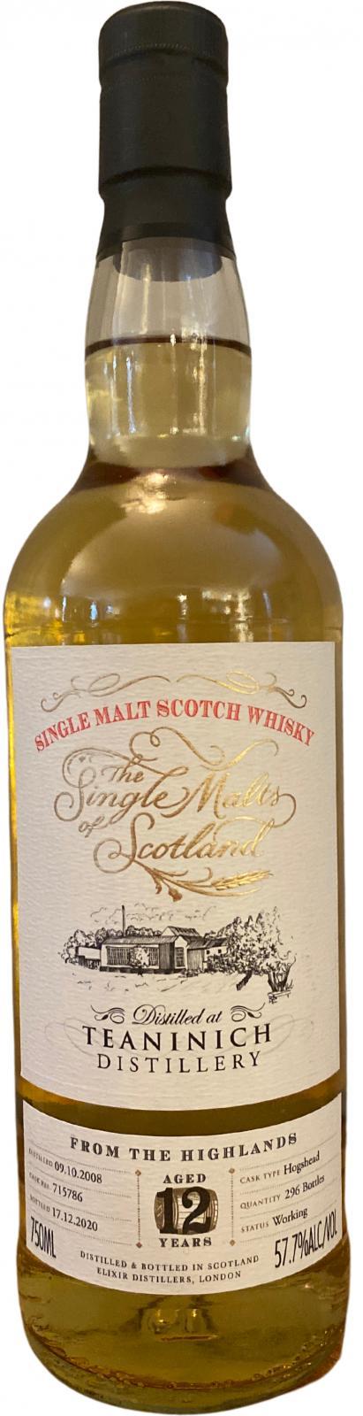 Teaninich 2008 ElD  The Single Malts of Scotland