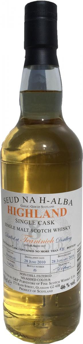 Teaninich 2010 G&P  Seud na h-alba