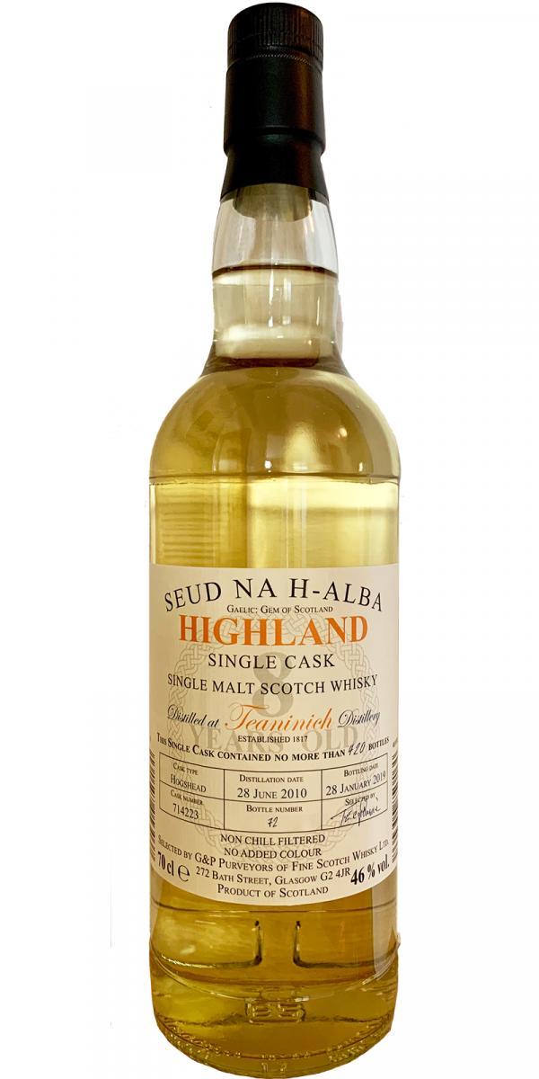 Teaninich 2010 G&P  Seud na h-alba